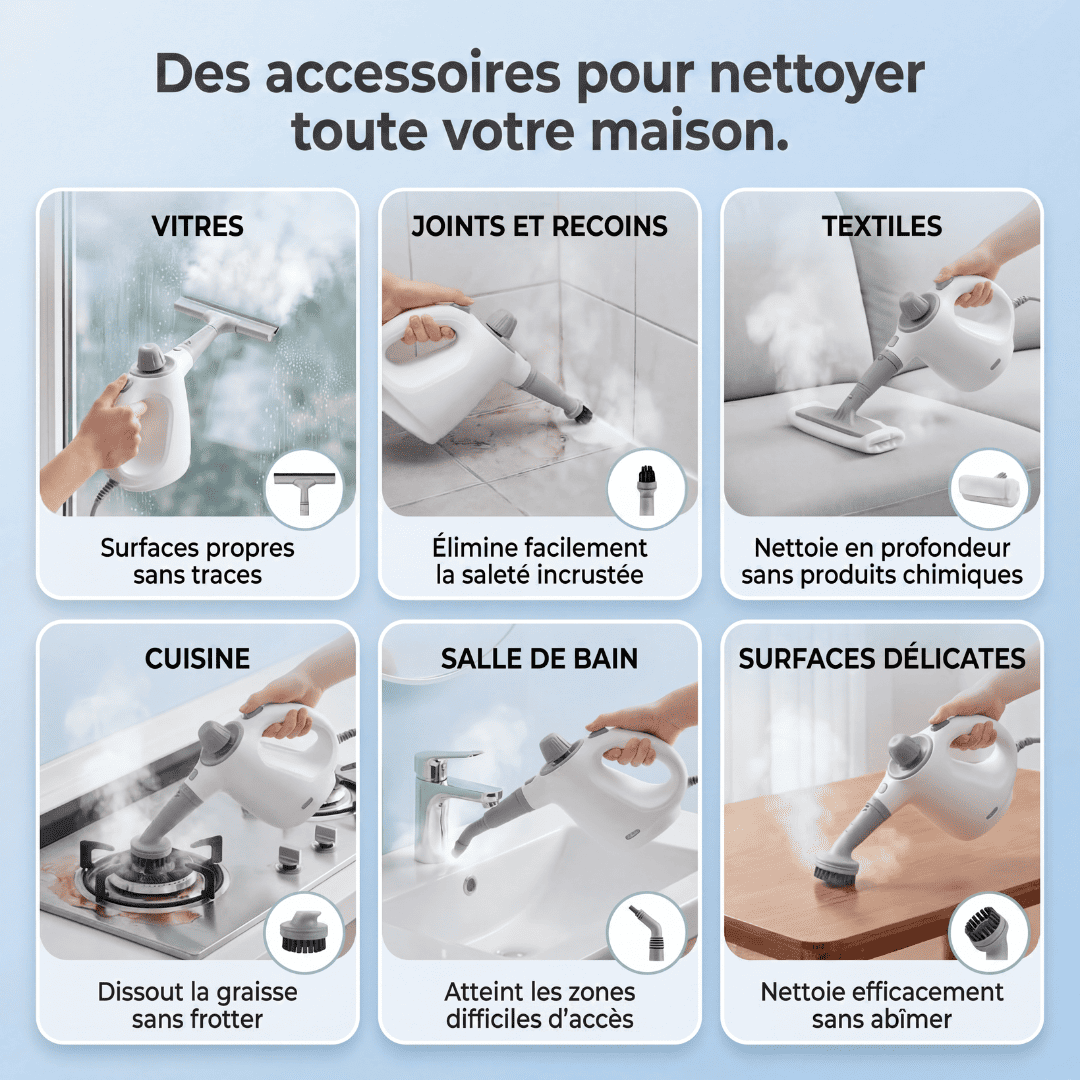 VAPEO™ – Système de nettoyage vapeur